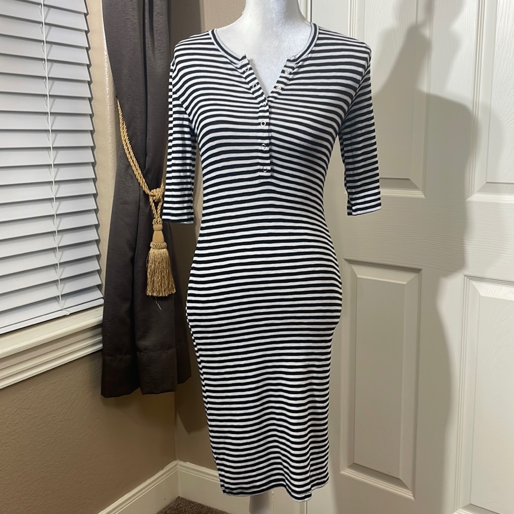 NWT! Olivaceous striped dress